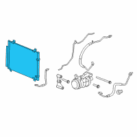 OEM 2012 Cadillac CTS Condenser Diagram - 20929423