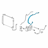 OEM 2009 Cadillac CTS Suction Hose Diagram - 15261843