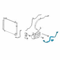 OEM 2009 Cadillac CTS Discharge Hose Diagram - 22752064