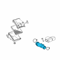 OEM 2015 Toyota 4Runner Hose Diagram - 17881-31250