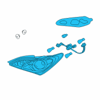 OEM 2011 Hyundai Genesis Coupe Lamp Assembly-Rear Combination, LH Diagram - 92401-2M050