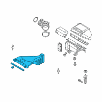 OEM Kia Optima Duct Assembly-Air Diagram - 28210D4500