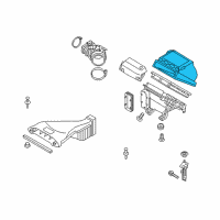 OEM 2016 Kia Optima Air Filter Box Diagram - 28111C2500