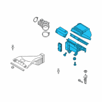 OEM 2016 Kia Optima Air Cleaner Assembly Diagram - 28110C2560