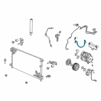 OEM 2007 Honda Accord Hose, Discharge Diagram - 80315-SDP-A61