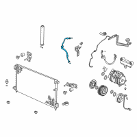 OEM 2007 Honda Accord Hose, Suction Diagram - 80311-SDP-A61