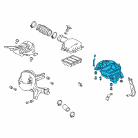 OEM 2018 Honda Accord Case Set, Air Cleaner Diagram - 17201-6A0-A00