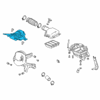 OEM 2019 Honda Accord Tube Assembly, Air Inlet Diagram - 17250-6A0-A00