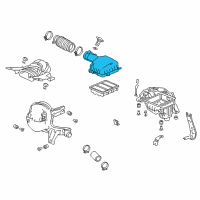 OEM 2020 Honda Accord Cover, Air Cleaner Diagram - 17210-6A0-A00