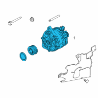 OEM 2012 Ford Mustang Alternator Diagram - BR3Z-10346-E