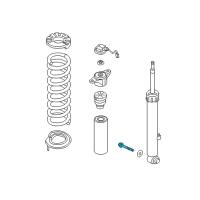 OEM Hyundai Genesis Bolt Diagram - 62617-3M000