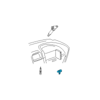 OEM 2001 Toyota Camry Crankshaft Sensor Diagram - 90080-19009