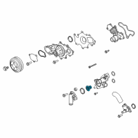 OEM 2021 Ford Expedition Thermostat Diagram - HL3Z-8575-A