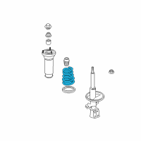 OEM 2005 Toyota Avalon Coil Spring Diagram - 48231-07061