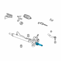 OEM 2011 Honda Accord Rack, Steering Diagram - 53626-TA0-A01