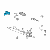 OEM Honda Plate, Power Steering Heat Baffle Diagram - 53692-TA0-A00