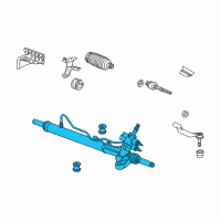 OEM 2011 Honda Accord Rack, Power Steering Diagram - 53601-TA5-A02