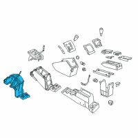 OEM 2015 Jeep Compass Transmission-Gear Shift Shifter Diagram - 68021374AJ