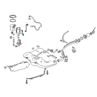 OEM 2022 Lexus ES350 Gage Assy, Fuel Sender Diagram - 83320-33150