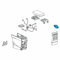OEM 2017 Lexus GS200t Socket Assembly, Power Outlet Diagram - 85530-48080-C0