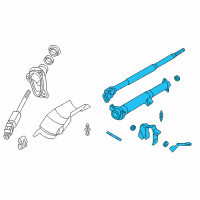 OEM 2000 Nissan Sentra Column Assy-Steering, Upper Diagram - 48810-5M010