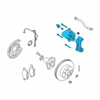 OEM Nissan 370Z CALIPER Assembly-Rear RH, W/O Pads Or SHIMS Diagram - 44001-1AA0A