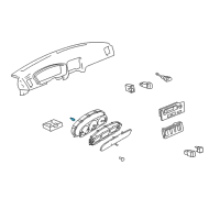 OEM 2005 Hyundai XG350 Socket Lamp Assembly(12V 1.6W) Diagram - 94369-3C000