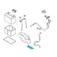 OEM Nissan Rogue Sport Stay-Engine Mounting, LH Diagram - 11238-4BE0A