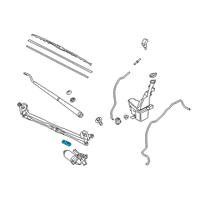 OEM 2015 Kia Soul Crank Arm-Windshield WIPER Diagram - 98160B2000