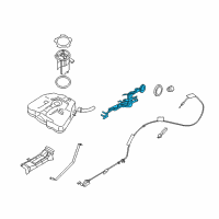 OEM 2008 Nissan Altima Tube Assy-Filler Diagram - 17221-JA00A