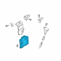 OEM 2017 Ford Fiesta ECM Diagram - EA6Z-12A650-UF