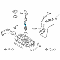 OEM 2021 Hyundai Ioniq Fuel Pump & Tube Assembly Diagram - 31119-1W100