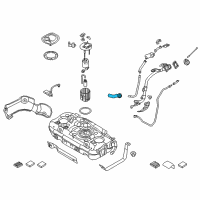 OEM 2021 Hyundai Ioniq Hose-Fuel Filler Diagram - 31036-G2600