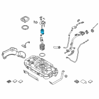 OEM 2020 Hyundai Ioniq Fuel Pump Filter Diagram - 31112-C3500