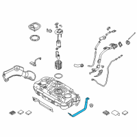 OEM 2022 Hyundai Ioniq Band Assembly-Fuel Tank LH Diagram - 31210-G2600