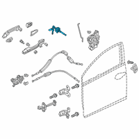 OEM 2022 Honda Insight Cylinder, Driver Side Door Diagram - 04921-TXM-A01