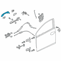 OEM 2022 Honda Accord Hndll, Front-(Platinum White Pearl) Diagram - 72181-TVA-A72ZE