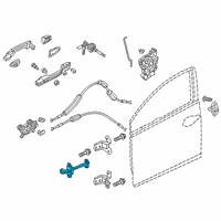 OEM 2021 Honda Civic Checker Complete, Rear Front Diagram - 72340-TBA-A01