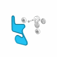 OEM 2005 Chevrolet Equinox Serpentine Belt Diagram - 12575261