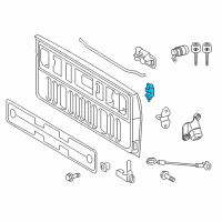 OEM Toyota Tundra Lock Assembly Diagram - 65790-0C041