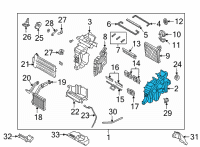 OEM Hyundai Santa Fe Case-Heater, RH Diagram - 97135-P2010