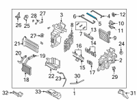 OEM 2021 Kia Sorento Seal-Duct NO2 Diagram - 97245P2010