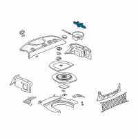 OEM 2006 Cadillac STS Jack Assembly Diagram - 13500358