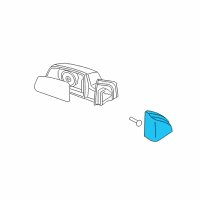 OEM 2011 Hyundai Accent Cover Assembly-Front Door Quadrant Inner Diagram - 87650-1E010