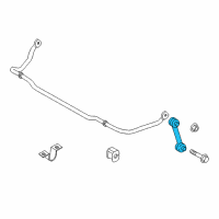 OEM 2010 Ford F-250 Super Duty Stabilizer Link Diagram - 7C3Z-5K483-A