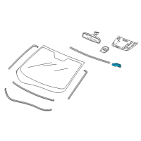 OEM 2021 Honda Odyssey SENSOR, RAIN & LIGHT Diagram - 38970-TVA-A02