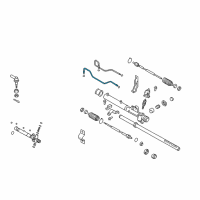 OEM 2001 Hyundai Elantra Tube Assembly-Feed RH Diagram - 57780-2D010