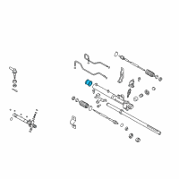 OEM 2004 Hyundai Elantra Rubber-Steering Gear Mounting Diagram - 57789-2D000