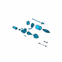 OEM Acura RL Starter Motor Assembly (Reman) Diagram - 06312-P8E-505RM
