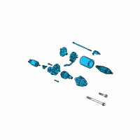 OEM 2002 Acura CL Starter Motor Assembly (Reman) Diagram - 06312-P8E-505RM